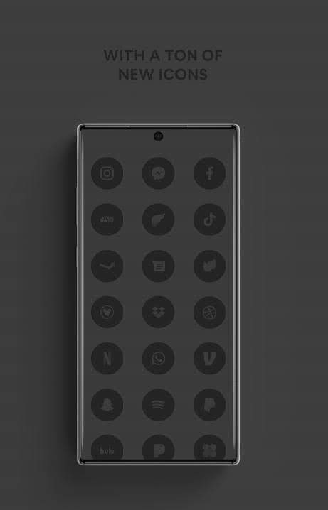 Blackout - A Premium Flatcon Icon Pack screenshot 4