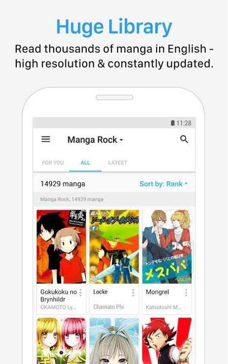 Manga Rock screenshot 1