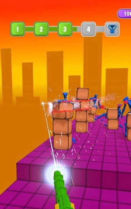 Slice Them All 3D gameplay screenshot 1