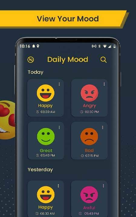 DMT - Mood Tracker, Diary, Journal, Reminder screenshot 1