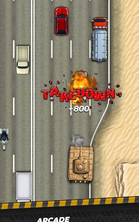 Freeway Fury: Alien Annihilation gameplay screenshot 2