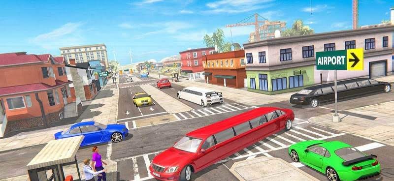Limousine Taxi Driving Game screenshot 3