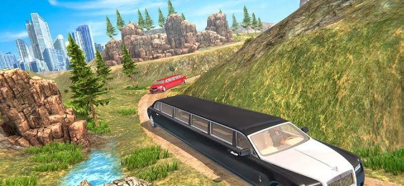 Limousine Taxi Driving Game screenshot 4