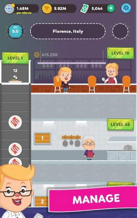 Idle Restaurant Empire - Cooking Tycoon Simulator screenshot 3