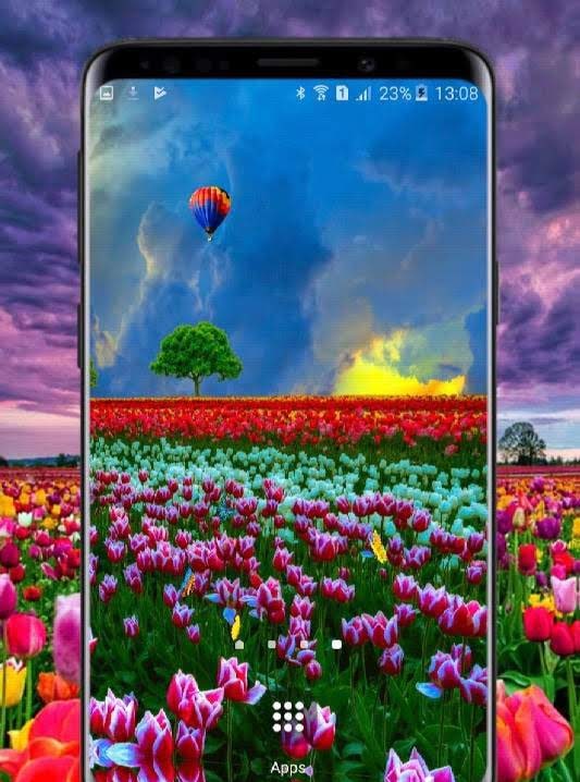 Flower Fields PRO Live Wallpaper screenshot 4