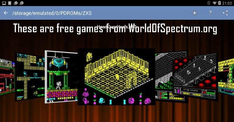Speccy - Complete Sinclair ZX Spectrum Emulator Screenshot 1