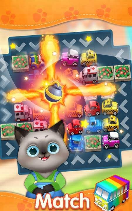 Cats Dreamland: Free Match 3 Puzzle Game gameplay screenshot 2