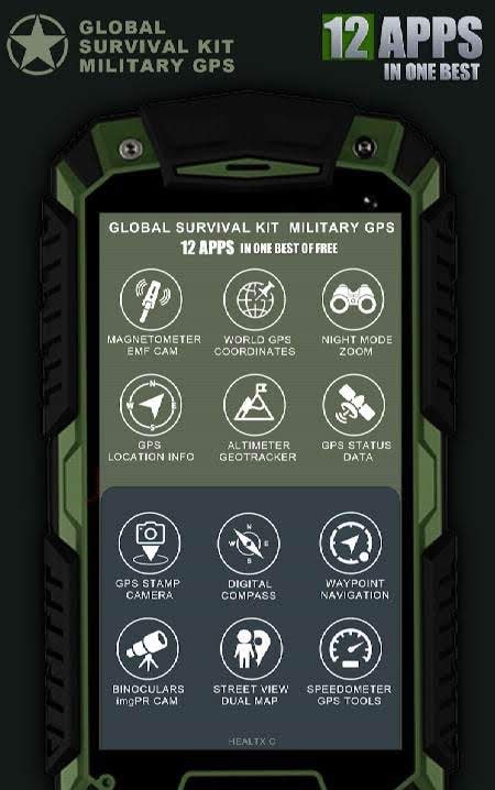 Global Survival Kit Military GPS screenshot 1