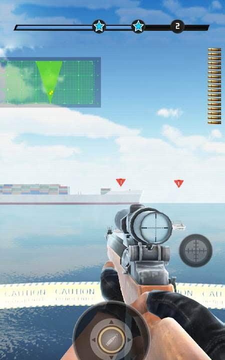 Defense Ops on the Ocean: Fighting Pirates gameplay screenshot 1