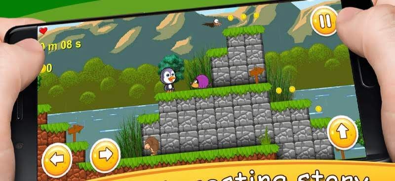 Penguin Bobby Run Platformer 2021 screenshot 1