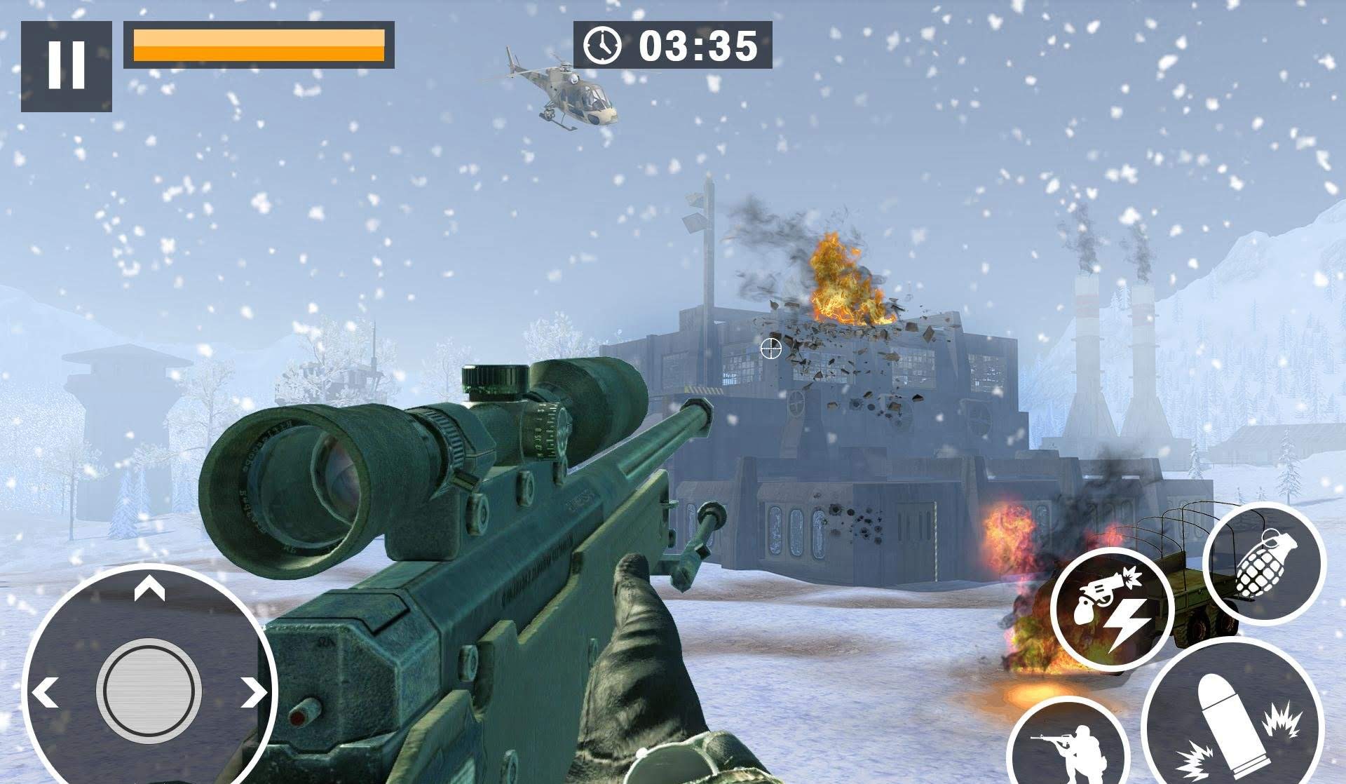 Call for War – Winter Survival Snipers Battle WW2 screenshot 4