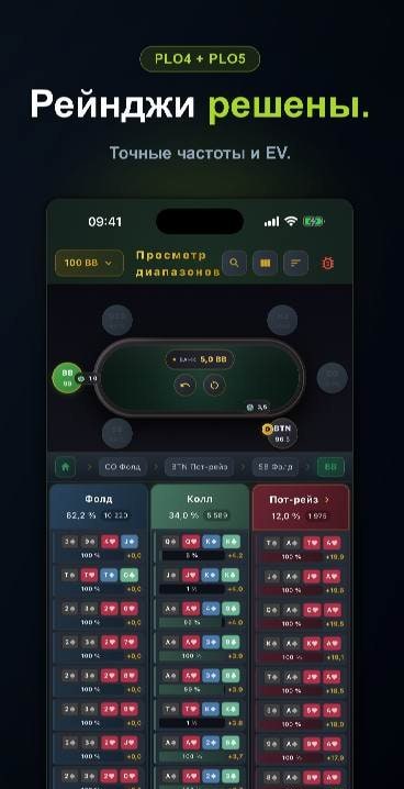 PLO Edge: Omaha Poker Trainer screenshot 1