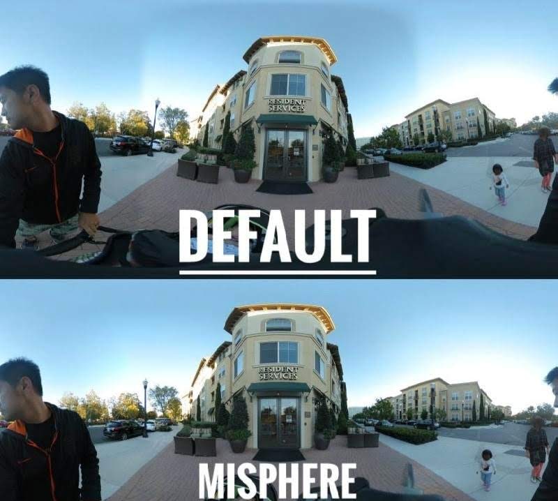 MiSphere Converter image calibration settings