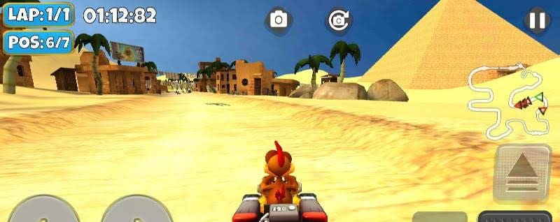 Moorhuhn Kart Multiplayer Racing screenshot 3