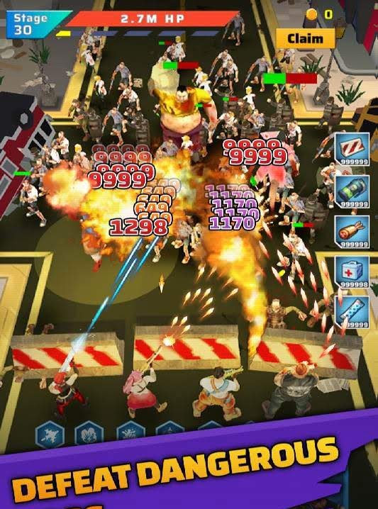 Zombie Defender: Idle TD & Mow zombies screenshot 2