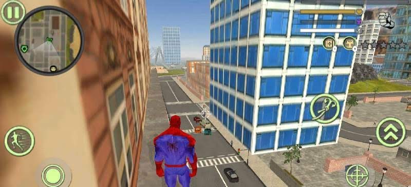 Super Rope Hero Spider Open World Street Gangster screenshot 1