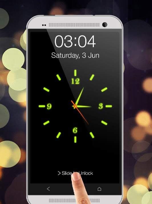 Glowing Clock Locker - Green screenshot 4