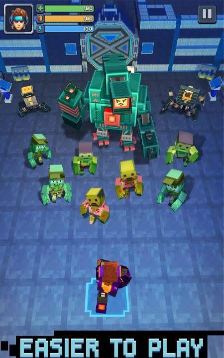 Craft Pixel Hunter: Zombie Rise gameplay screenshot 1
