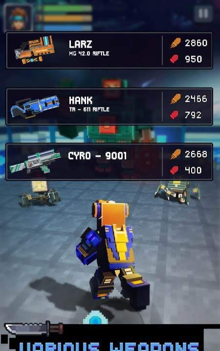 Craft Pixel Hunter: Zombie Rise gameplay screenshot 2