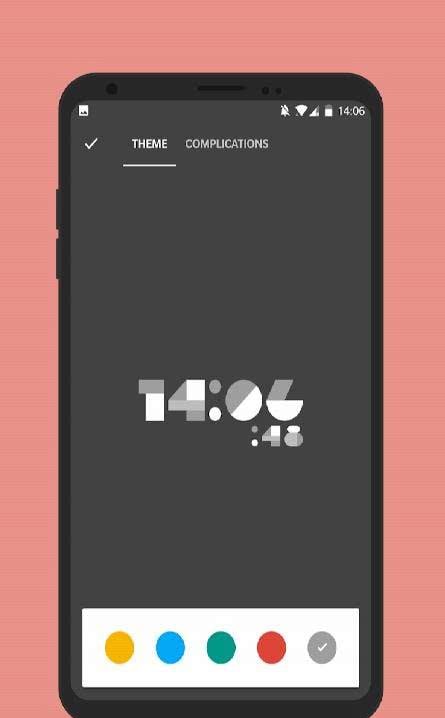 Material Watch Face - Wear OS Screensaver Clock preview 4