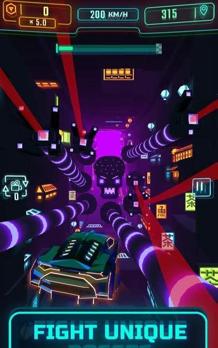 Neon Flytron screenshot 3