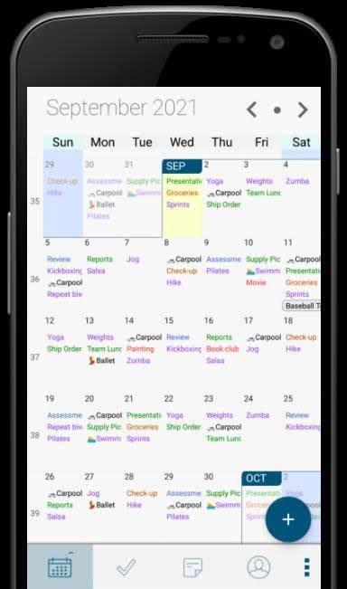 Informant 5 - Calendar screenshot 1