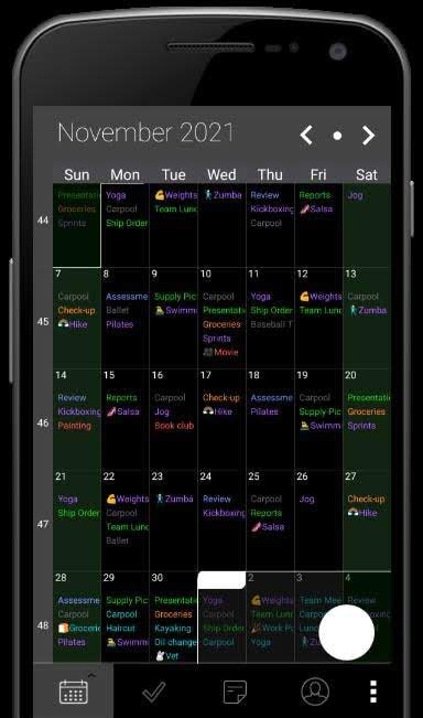 Informant 5 - Calendar screenshot 4