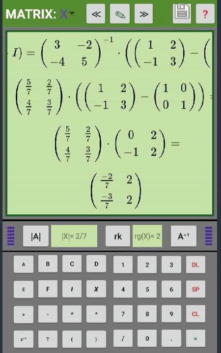 Linear Algebra Plus Calculator (Matrix, Equations) screenshot 4