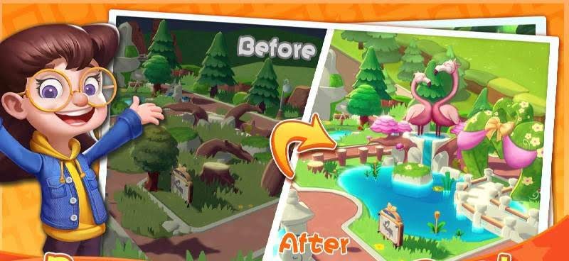 Solitaire Zoo - Tripeaks 3D screenshot 2