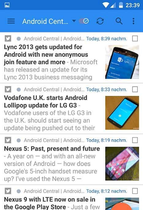 gReader | Feedly | News | RSS screenshot 2