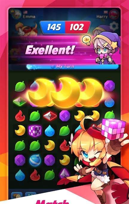 WIND Runner : Puzzle Match gameplay screenshot 3