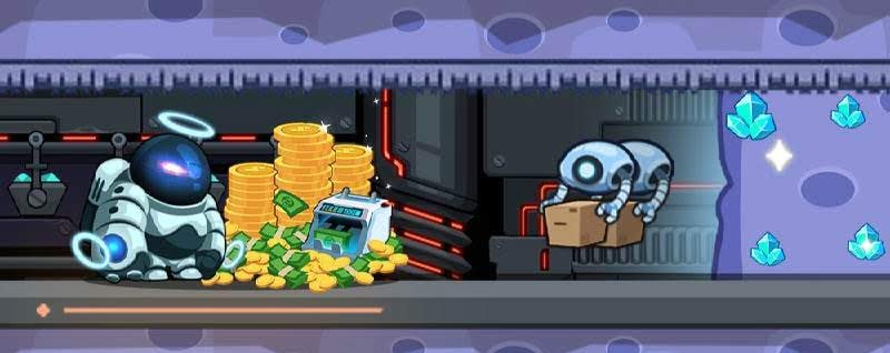 Idle Space Miner - Idle Cash Mine Simulator gameplay screenshot 3