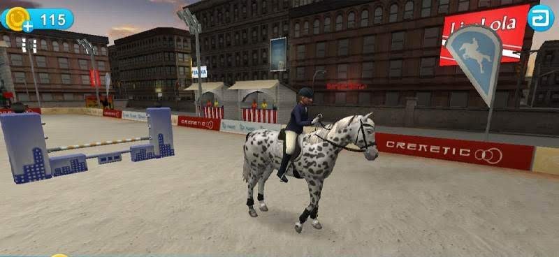 Horse World Showjumping Premium - for horse fans screenshot 1