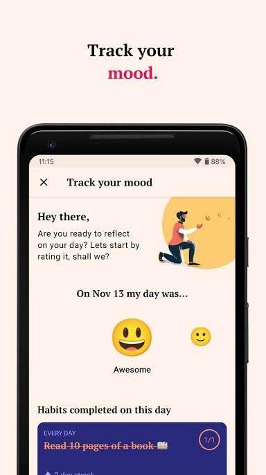 Tangerine - Habit and mood tracker screenshot 3