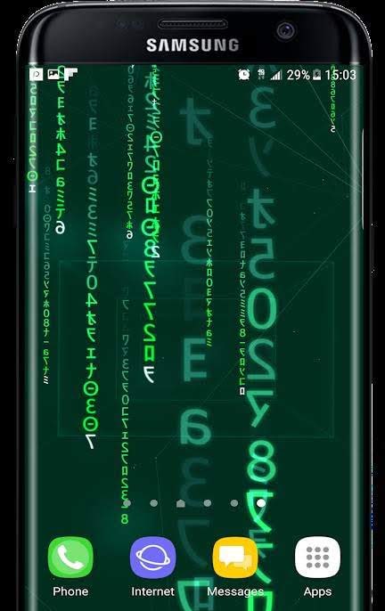 Digital Rain 3D Live Wallpaper screenshot 1