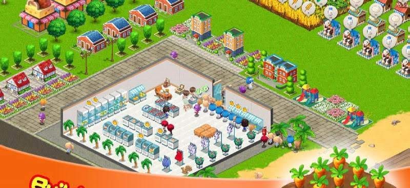 Sim Farm - Harvest, Cook & Sales Screenshot 1