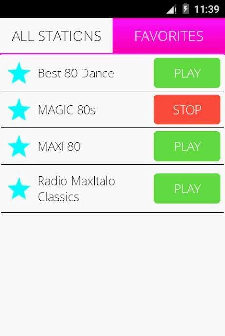 80s Music Radio Pro screenshot 2