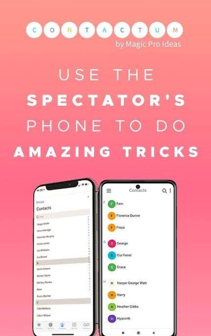 Contactum - Magic Trick with the Spectator's Phone screenshot 1