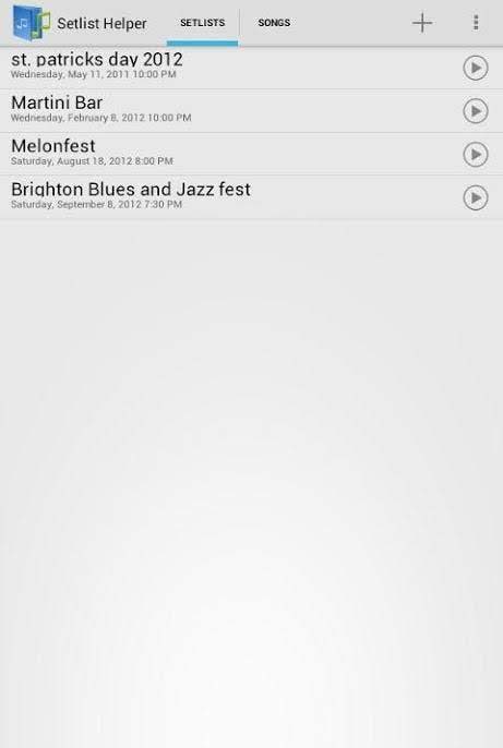 Setlist Helper and Song Book screenshot 4