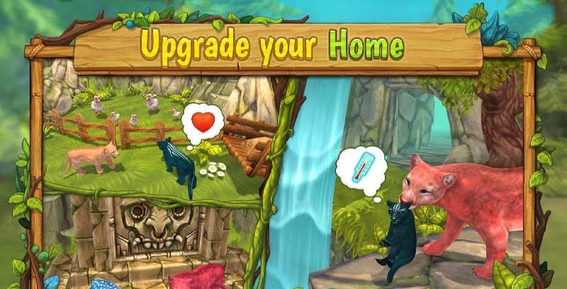Mountain Lion Family Sim : Animal Simulator gameplay screenshot 3