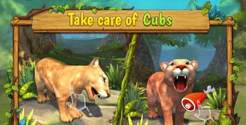 Mountain Lion Family Sim : Animal Simulator gameplay screenshot 2