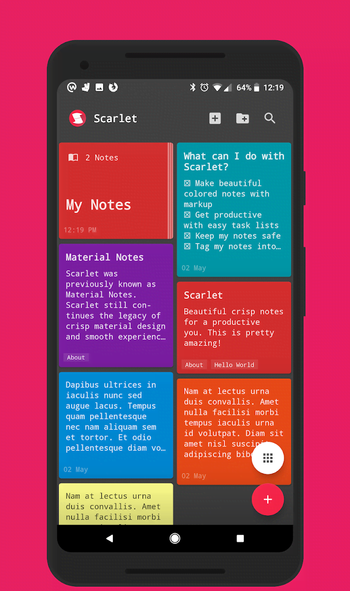 Scarlet Notes Pro screenshot 1