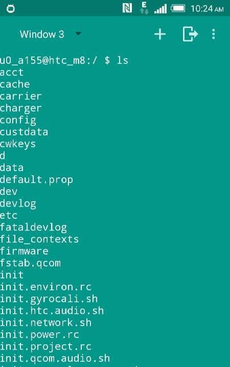 Material Terminal screenshot 1
