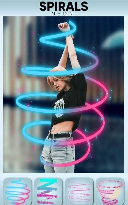 Picture Photo Editor - Emoji photo - Drip & Spiral screenshot 1