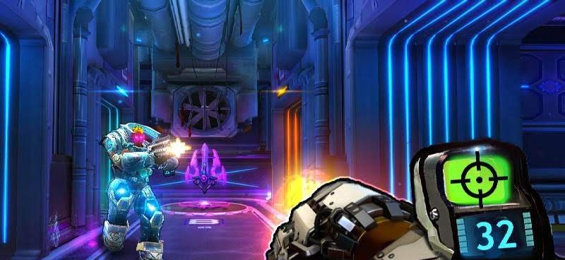FPS CyberPunk Shooting Game gameplay screenshot 1