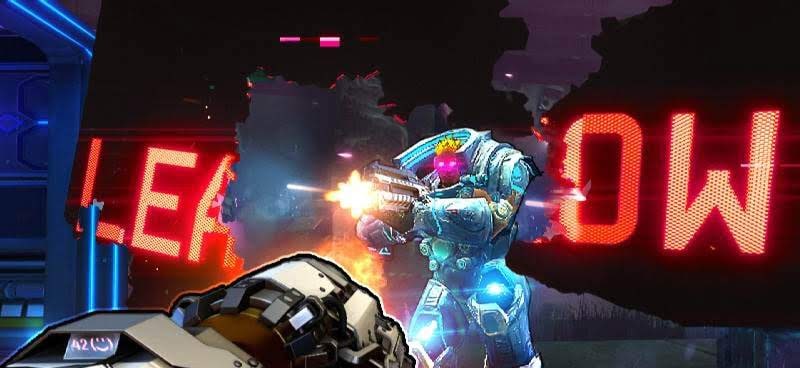 FPS CyberPunk Shooting Game gameplay screenshot 2