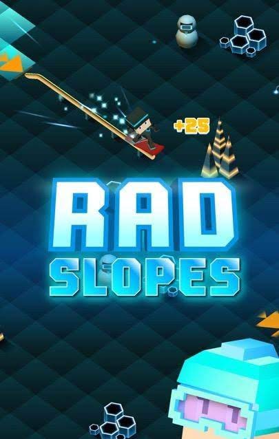 Blocky Snowboarding gameplay screenshot 3