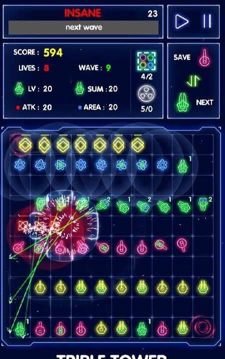 Triple Tower Defense gameplay screenshot 3