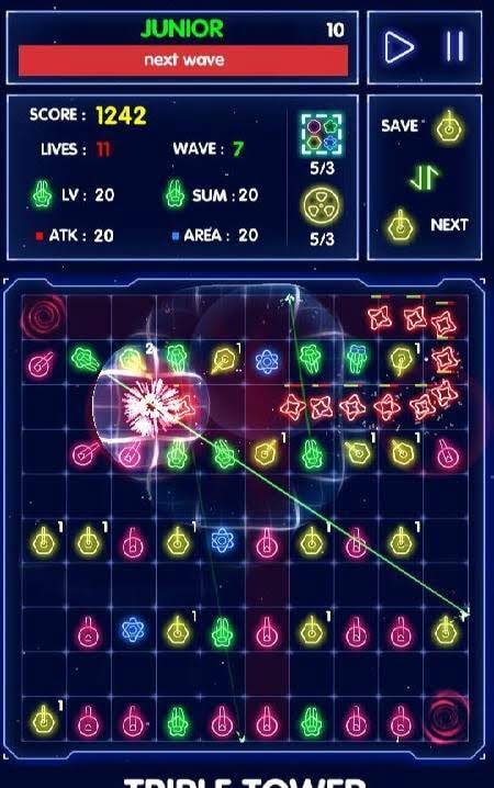 Triple Tower Defense gameplay screenshot 2