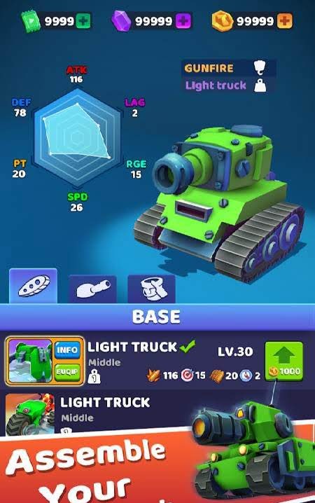 Tank Royale-Online IO Howling Tank Battle Game screenshot 2
